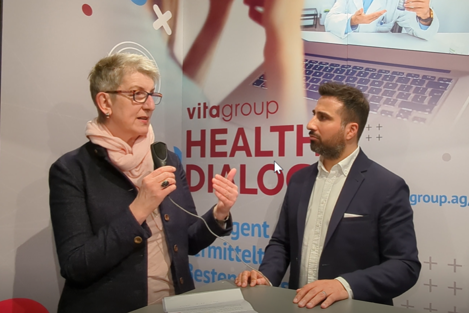 vitagroup DMEA 2023 Experteninterview Doris Reinhardt