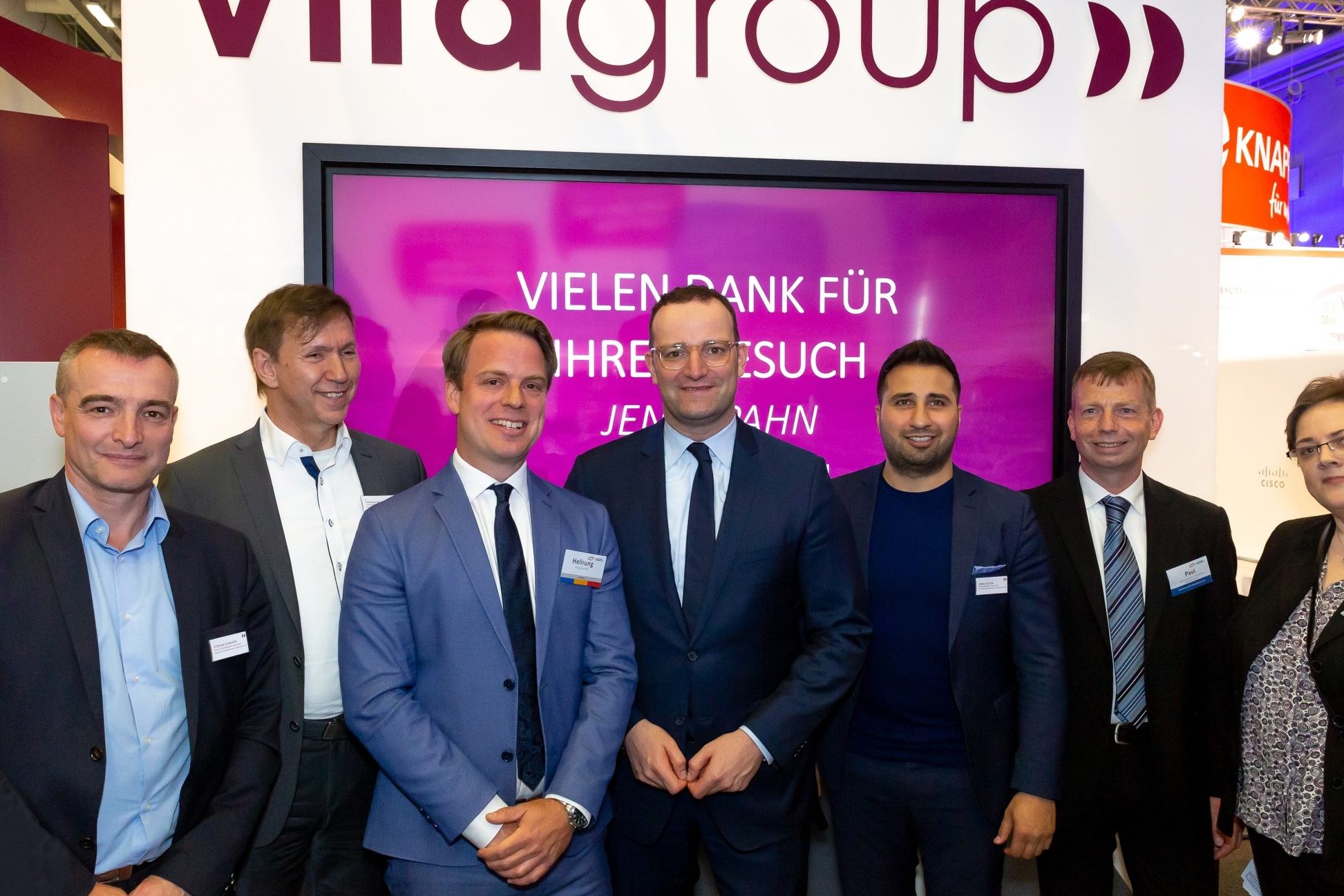 vitagroup auf dem HSK 2019 mit Jens Spahn