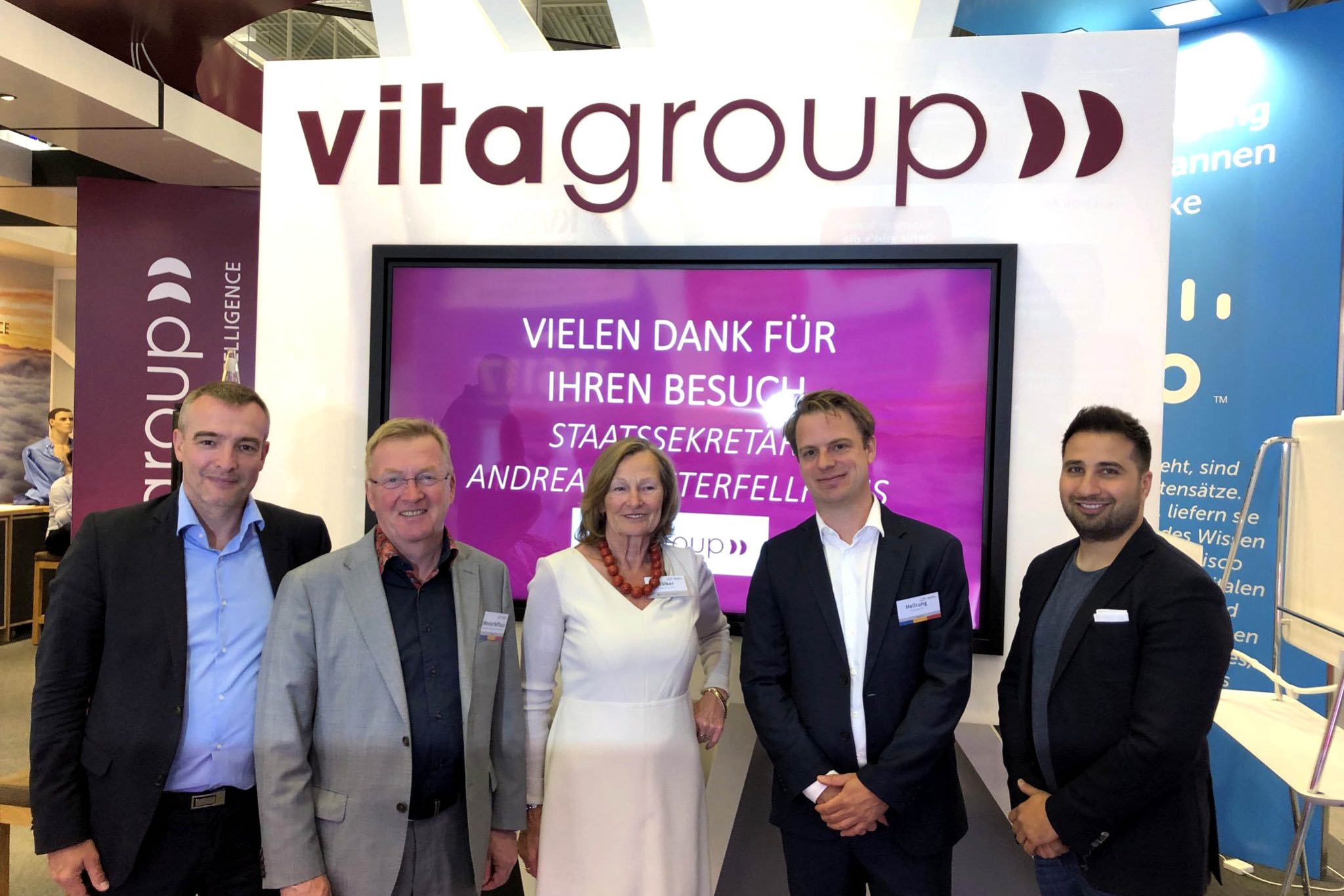 vitagroup auf dem HSK 2019 mit Ingrid Völker und Andreas WEsterfellhaus (1)
